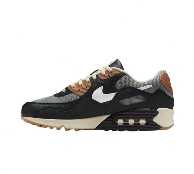 Men's Running weapon Air Max 90 Black/Grey Shoes 0125